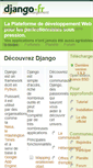 Mobile Screenshot of django-fr.org