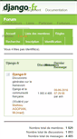 Mobile Screenshot of forum.django-fr.org
