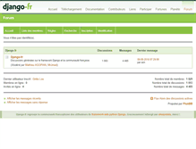 Tablet Screenshot of forum.django-fr.org